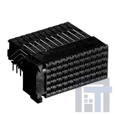 HSHM-S055CL1-5AP1-TG30L Жесткие метрические разъемы 55P R/A SOCKET 2MM PRESS-FIT