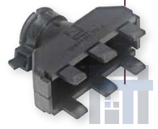 LMD-5300-10A Разъемы стоек и панелей Two Piece Strain Relief w/Cable Tie