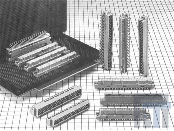 PCN10-50S-2.54DSA(72) Разъемы DIN 41612 50P STRT RECEPT T/H PCN 10 SERIES