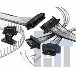 QR-P-12P-C(01) Разъемы стоек и панелей PLUG HSNG 12P CRIMP