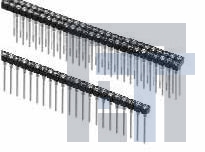 03-0511-10 Установочные панели для ИС и компонентов STRIP LINE SOCKETS 3 PINS TIN