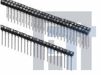 06-1518-00 Установочные панели для ИС и компонентов SURFACE MOUNT COLLET DUAL ROW 6 PINS