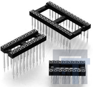 116-43-314-41-006000 Установочные панели для ИС и компонентов 14 PIN ELEVATED SKT .236L