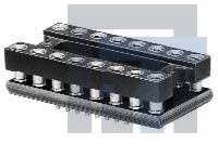 12-350000-10 Установочные панели для ИС и компонентов SOIC & SOJ-DIP ADAP 12 PINS