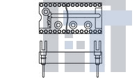 1571549-7 Установочные панели для ИС и компонентов 624-CG1T-LF=600DIP SLOTTED PIN