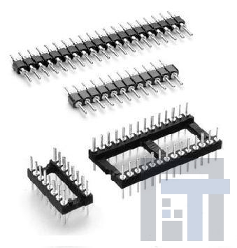 162-40-656-00-180000 Установочные панели для ИС и компонентов HDR 56P DIP TIN PCB