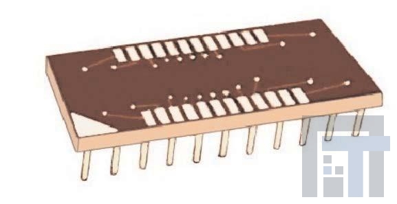 22-304504-18 Установочные панели для ИС и компонентов SOIC TO DIP