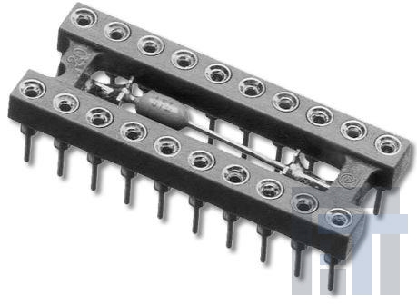 40-6518-101T Установочные панели для ИС и компонентов Open Frame Capacitor Collet Sckt