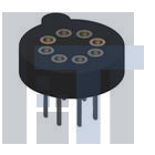 4592 Установочные панели для ИС и компонентов 8 PIN TO-5 SOCKET