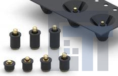 807-22-001-30-000101 Установочные панели для ИС и компонентов SMT INSL Spring Pins 2.54mm Height