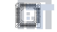 822516-3 Установочные панели для ИС и компонентов PLCC 20P SMT LOW