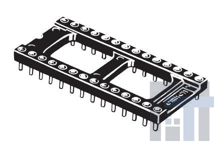 XR2A-0811-N Установочные панели для ИС и компонентов Socket DIP Term 8P 7.62mm .25AuPlate