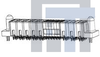 1-6450142-0 Межплатные и промежуточные соединители 2P+8S MBXL VERT RCPT