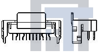 1-917362-0 Межплатные и промежуточные соединители 1.25 AF TAB ASSY 10P B/ENTRY