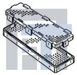 10026846-001 Межплатные и промежуточные соединители MEG-ARRAY 528 POS REC-6MM 15 AU CAP