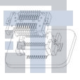 10106813-021112LF Межплатные и промежуточные соединители 20P MEZZANINE 2MM HERMAPHRODITIC