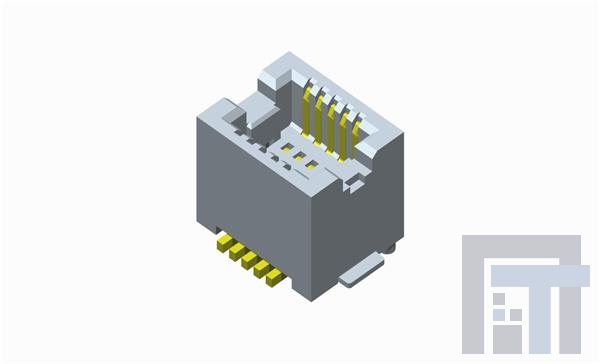 10132797-015100LF Межплатные и промежуточные соединители 4.3mm Height,Dbl Rw 10P, Plug, Connector