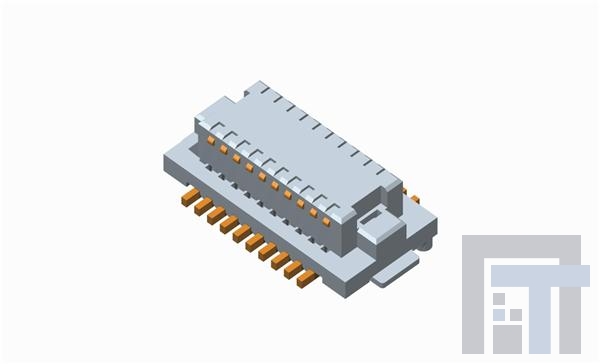 10132798-021100LF Межплатные и промежуточные соединители 2.15mm Height,Dbl Rw 20P,Recept,Connector