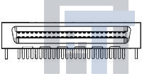 1734037-7 Межплатные и промежуточные соединители RECPT ASSY R/A 68P