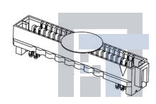 46557-1145 Межплатные и промежуточные соединители 1.27MM SEARAY RECPT 4ROW 40P 3.5MM SH