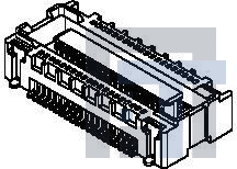 500913-0302 Межплатные и промежуточные соединители 0.4 BtB Rec Hsg Assy ssy 30Ckt EmbsTp Pkg