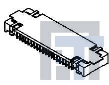 501527-0230 Межплатные и промежуточные соединители 0.4 BtB Rec Assy W/C /Cover20CktEmbsTpPkg