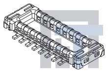 503552-1420 Межплатные и промежуточные соединители 0.4 B/B HRF 14CKT PLUG O/M PKG