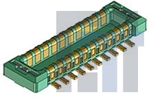 503776-4010 Межплатные и промежуточные соединители 0.4 B/B Plug Assy 40Ckt EmbsTp Pkg