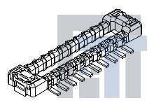 504011-1010 Межплатные и промежуточные соединители 0.35 B/B Plug Assy 10Ckt EmbsTp Pkg