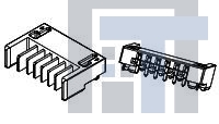 5146877-3 Межплатные и промежуточные соединители MDI HDR ASSY W/BOARDLOCKS, 6P