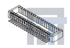 53885-0208 Межплатные и промежуточные соединители 20 Ckt Vert. Plug w/out solder tab