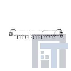 5767139-4 Межплатные и промежуточные соединители MICT 354 PLUG ASSY 152 GOLD PL