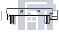 5917630-1 Межплатные и промежуточные соединители 40P 1.27 FHBB RCPT ASSY