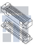 61082-042000 Межплатные и промежуточные соединители 7.70MM RECEPT 40P 8 Au WITH PEG