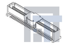 71436-2664 Межплатные и промежуточные соединители Mezzanine 1mm BTB Pl BTB Plg 30 SAu 64Ckt