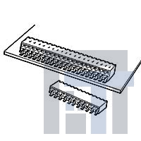 71607-302LF Межплатные и промежуточные соединители SMT 2 POS CON