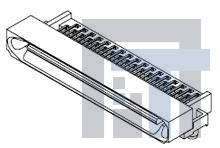 71661-2513 Межплатные и промежуточные соединители .050 EBBI Plug RA 30 lug RA 30 SAu 130Ckt