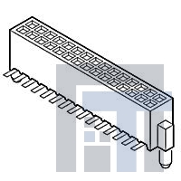 73542-615CTLF Межплатные и промежуточные соединители 536-57PF-RIB-CAGE RECEPTACLE