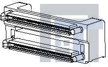 87599-1001 Межплатные и промежуточные соединители 1.27mm EBBI Rec BtB tB RA .76AuLF 136Ckt