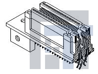 91894-003LF Межплатные и промежуточные соединители Straddle Mount Receptacle, 0.64 mm (0.025 in.) Centerline, 200 Positions