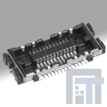 FX12B-24P-0-4SV Межплатные и промежуточные соединители PL 24 POS 0.4mm Solder ST SMD T/R