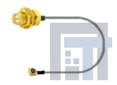 080-0001 Соединения РЧ-кабелей U.FL to RP-SMA Bulkhead Cable