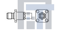 1052047-1 РЧ соединители / Коаксиальные соединители 2036 8026 92,SMA CONN W/FLANGE