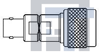 1057390-1 РЧ адаптеры - междусерийные BNC JACK TO N PLUG