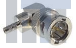 112962 РЧ соединители / Коаксиальные соединители BNC R/A PLUG STD CABLE 75 OHM