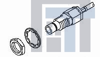 1274387-1 РЧ соединители / Коаксиальные соединители JACK BULKHEAD 50 OHM SMB