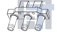 1274714-2 РЧ соединители / Коаксиальные соединители 3P 1.0/2.3 JACK PCB