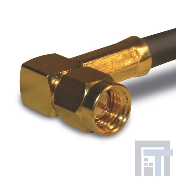 132122 РЧ соединители / Коаксиальные соединители SMA R/A PLUG 58/ LMR195 GOLD