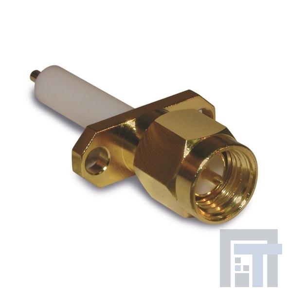 132145 РЧ соединители / Коаксиальные соединители SMA PANEL MOUNT PLUG 2 HOLE EXT. TEF