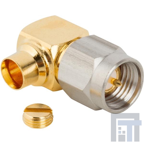 132201 РЧ соединители / Коаксиальные соединители SMA R/A PLUG .141 STAINLESS STEEL NUT